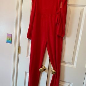 Red fa kids jumpsuit size 10/12 NWT